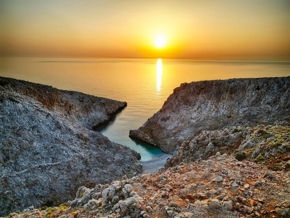 Samaria, Seitan Limania on foot, Balos piste by 4WD.